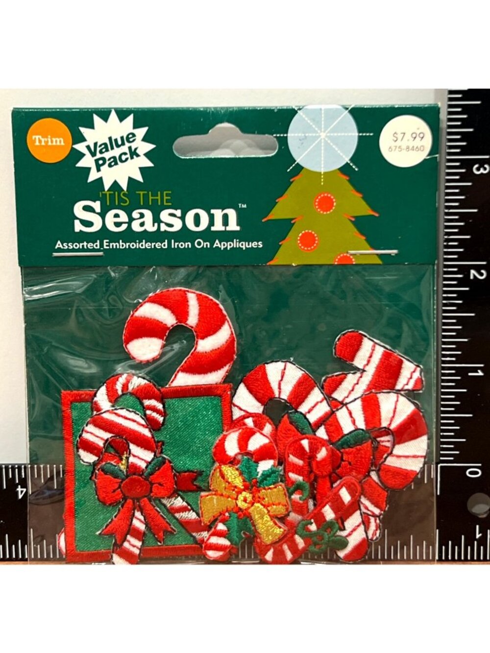 Assorted Embroidered Iron-On Christmas Appliques Value Pack  AP12525-123